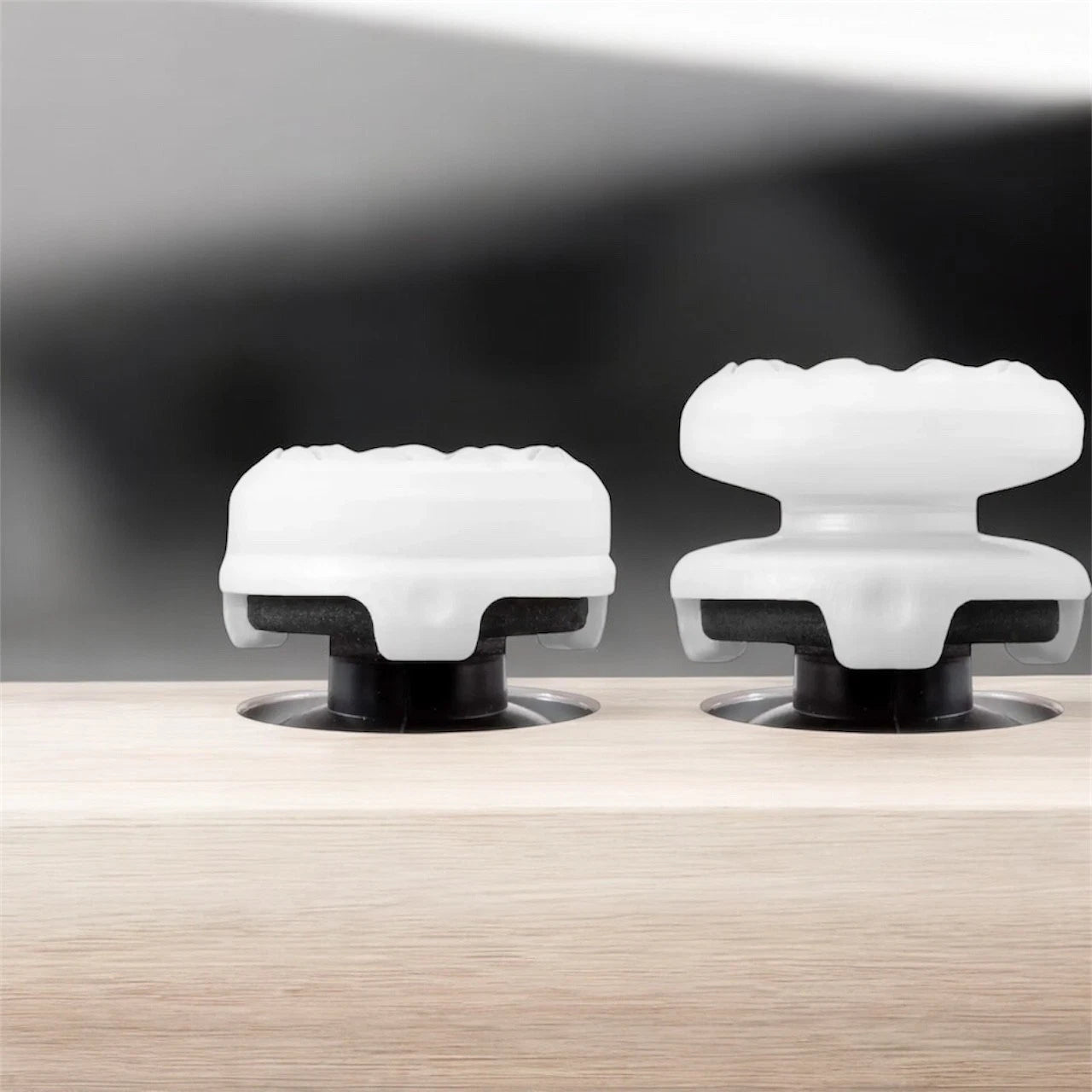 FPS Thumbsticks for PS4 & PS5 – White Galaxy Grip Set – Ships Fast