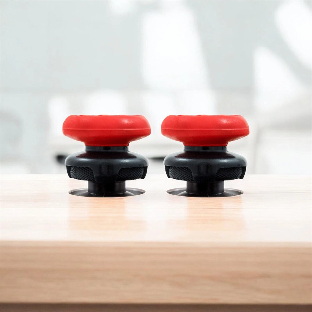 FPS Thumbsticks for PS4 & PS5 – Red Inferno Grip Set – Ships Fast