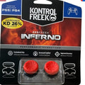 FPS Thumbsticks for PS4 & PS5 – Red Inferno Grip Set – Ships Fast